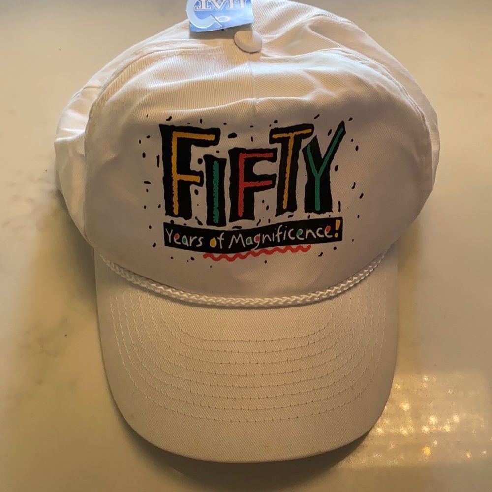Hat Unisex Funny Fifty Years of Magnificence Adjustable Back One Size NEW